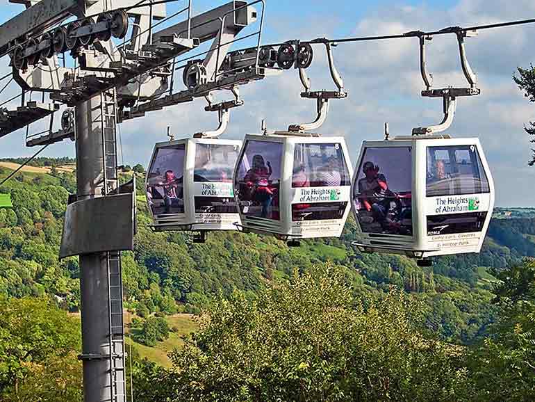 Heights of Abraham cable cars